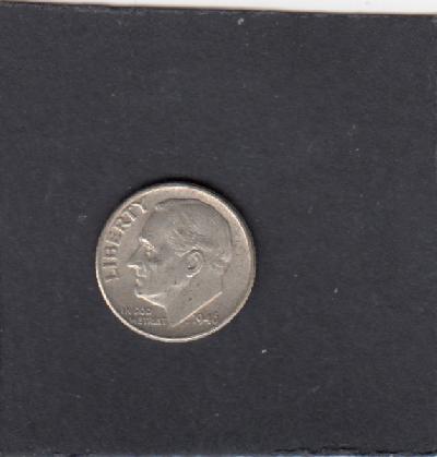 Beschrijving: 1 Dime ROOSEVELT